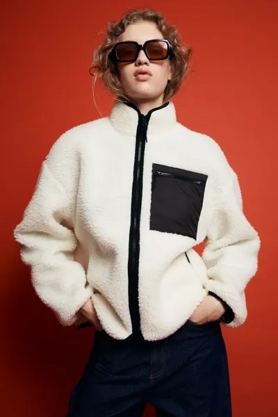 Флисовая жилетка H&M, бежевый
