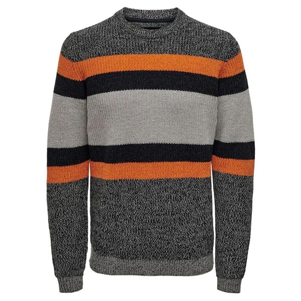 Свитер Only & Sons Sazlo 7 O Neck, серый