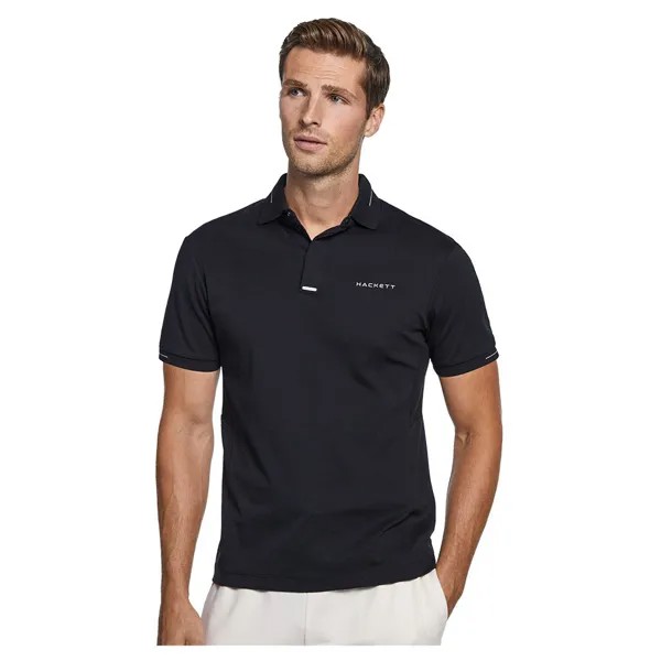 Поло с коротким рукавом Hackett HM563201, черный