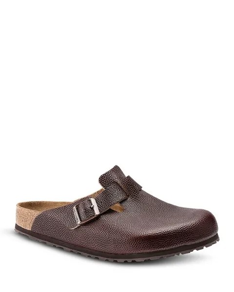 Мужские шлепанцы Boston Grip с рельефной пряжкой Birkenstock