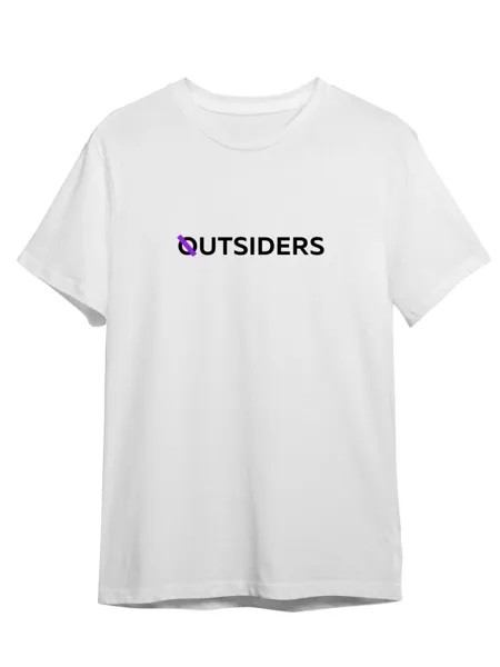 Футболка унисекс Каждому Своё Outsiders/CS:GO/КС:ГО GMTM1 белая 3XL