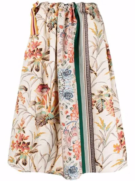 Pierre-Louis Mascia юбка с цветочным принтом