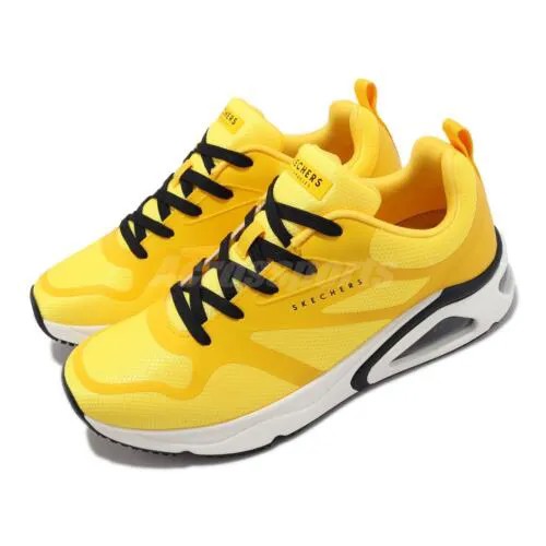 Мужские повседневные туфли Skechers Tres-Air Uno-Revolution-Airy Yellow White 183070-YEL