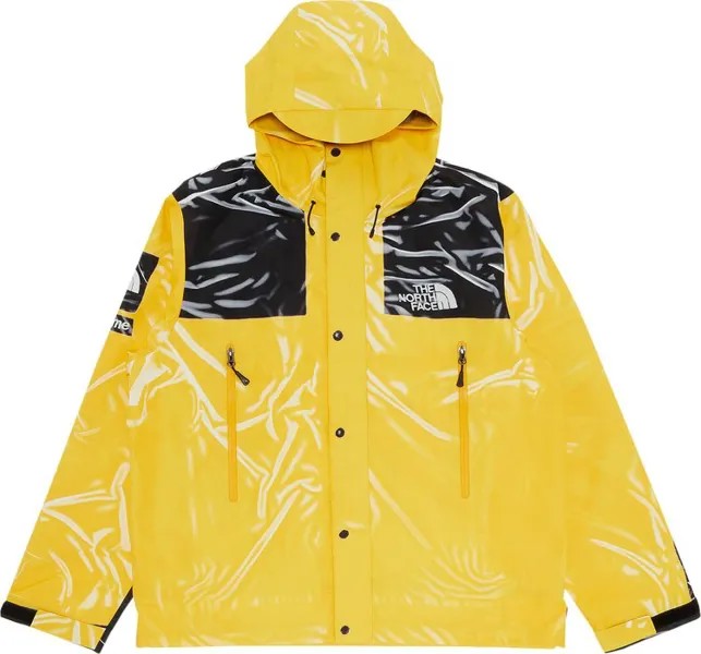 Куртка Supreme x The North Face Printed Taped Seam Shell Jacket 'Yellow', желтый