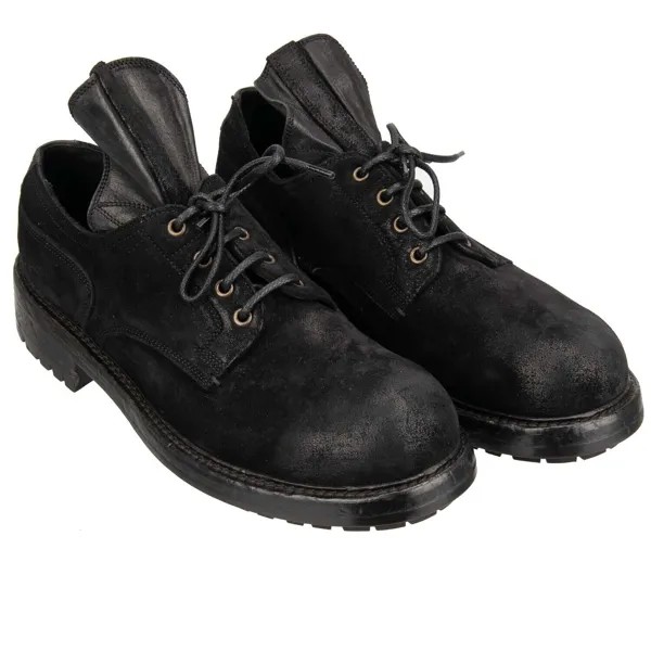 DOLCE - GABBANA Кожаные туфли дерби с длинным язычком и логотипом DG BERNINI 12972