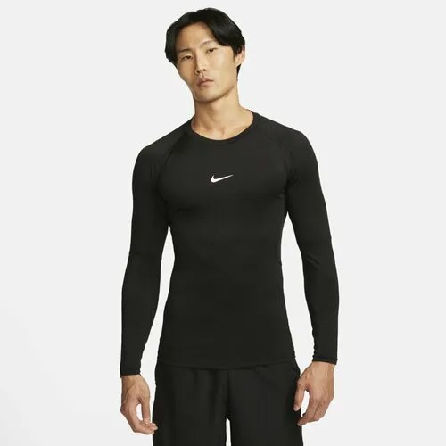 Лонгслив NIKE, размер S, черный