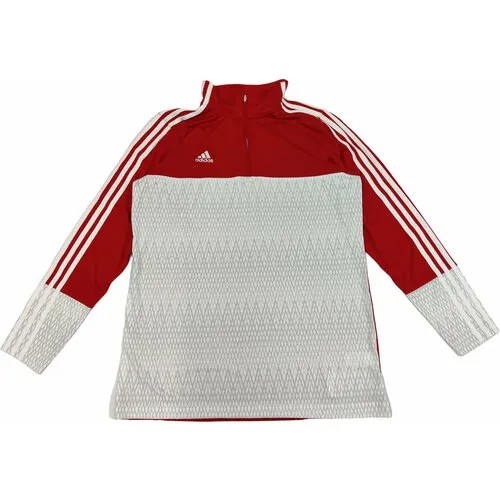Лонгслив adidas, размер L, красный