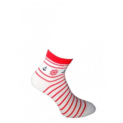 Носки Пингонс, 3 пары, размер 25 (размер обуви 38-40), красный