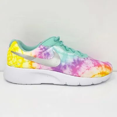 Разноцветные кроссовки Nike Boys Tanjun CK0004-300 для бега, размер 6 лет