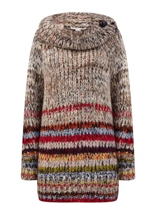 Объемный oversize-свитер из шерсти альпака