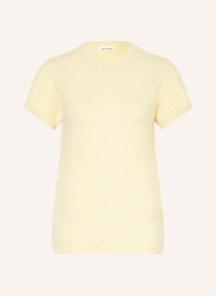 Трикотажная рубашка vittow с альпакой American Vintage, желтый