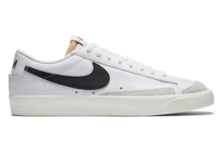 Кроссовки Nike Blazer Skateboarding Shoes Unisex Low-top White/blue, белый