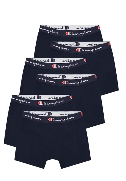 Боксеры Champion Boxershorts 6pk Boxer U20001, темно-синий