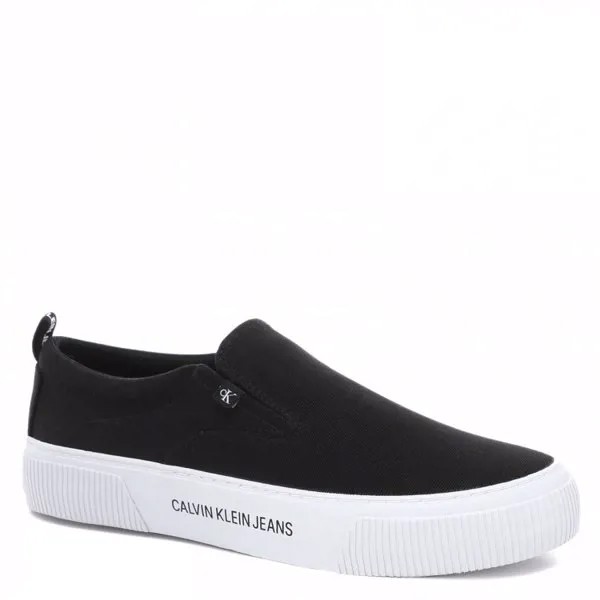 Слипоны мужские Calvin Klein Jeans YM0YM00024_2528389 черные 41 EU