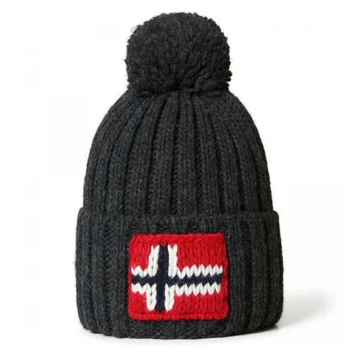 Шапка Napapijri Semiury 4 Dark Grey Melange / One-size