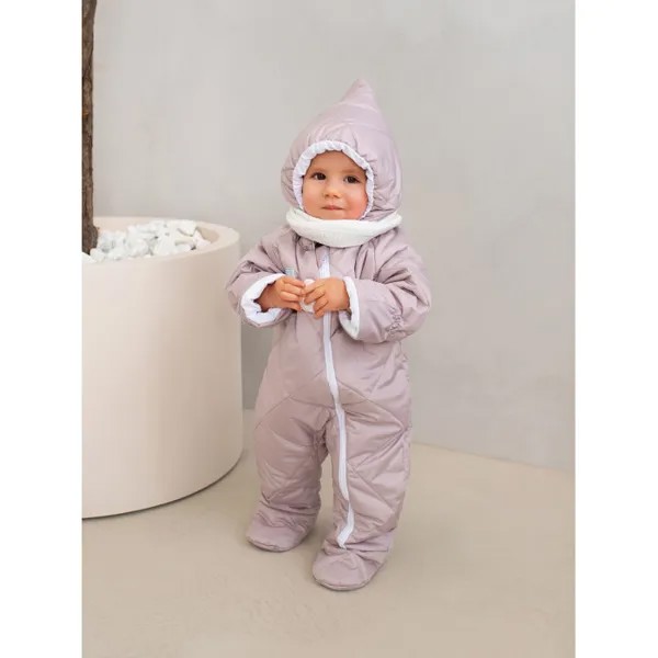 AmaroBaby Комбинезон демисезонный стеганый с закрытыми ножками Elf