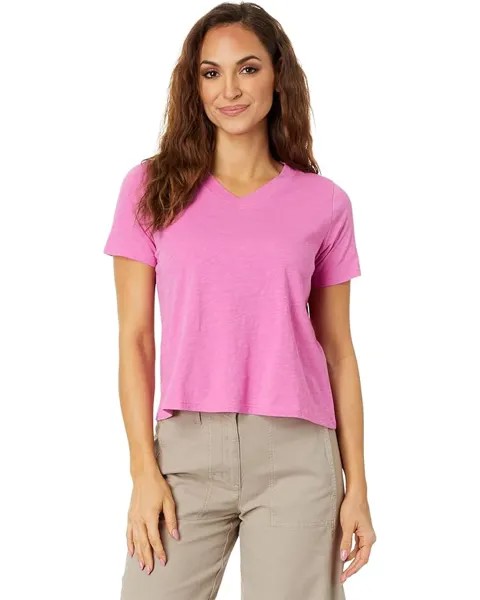 Футболка Eileen Fisher V-Neck, цвет Tulip