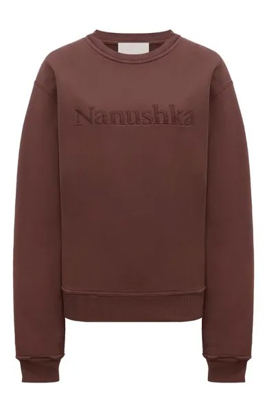 Хлопковый свитшот Nanushka