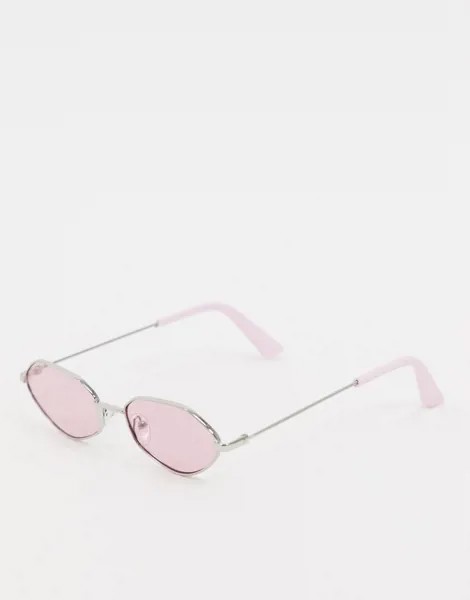 Солнцезащитные очки с розовыми стеклами Skinnydip-Розовый