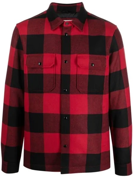 Woolrich куртка-рубашка в клетку, красный