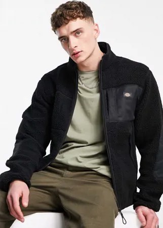 Куртка из флиса под овчину черного цвета Dickies Red Chute-Черный цвет