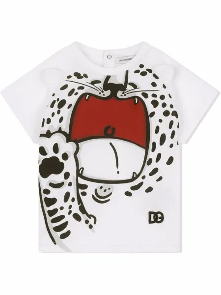 Dolce & Gabbana Kids футболка с графичным принтом