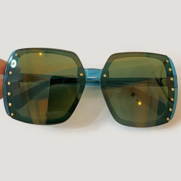 Очки солнцезащитные женские ацетатные, роскошные модные брендовые дизайнерские квадратные очки оверсайз с градиентом