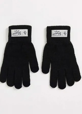 Черные классические вязаные перчатки Original Penguin-Черный цвет