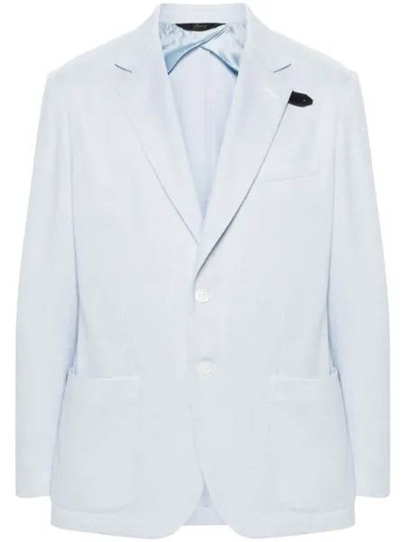 Brioni однобортный пиджак, синий