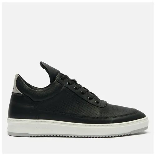 Кроссовки Filling Pieces Low Top Bianco Perforated чёрный , Размер 36 EU