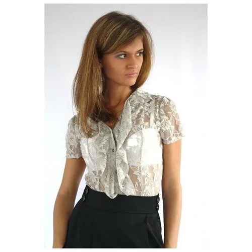 Блуза MONDIGO, размер 46, серый