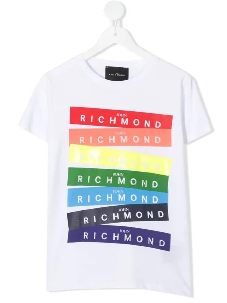 John Richmond Junior футболка с графичным принтом