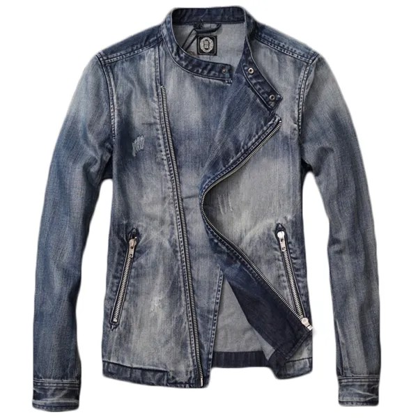 Летняя Стильная мужская куртка, джинсовый костюм, куртки, автомобильные куртки для мужчин, европейская модель, Брендовые пальто A964