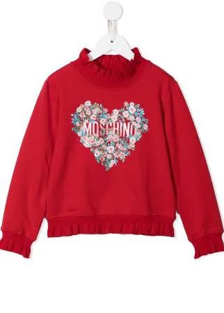 Moschino Kids толстовка Plush с логотипом