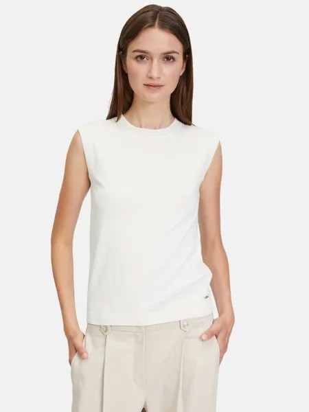 Свитер тонкой вязки Betty & Co, белый