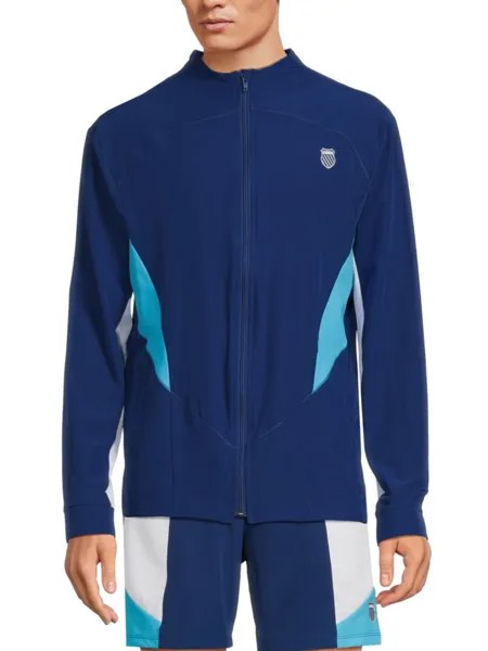 Спортивная куртка с рукавами реглан Shield K-Swiss, синий