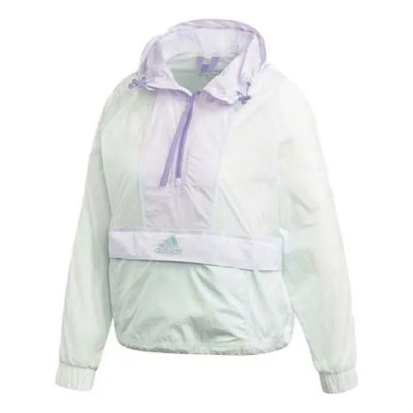 Куртка спортивные укороченные wind.rdy куртка азия размеры Adidas, белый