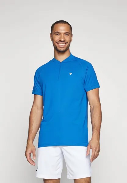 Спортивная футболка Ace Performance Zip Polo Björn Borg, синий