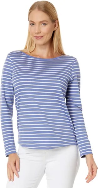 Хлопковая футболка Pima L.L.Bean, цвет Sailcloth Stripe