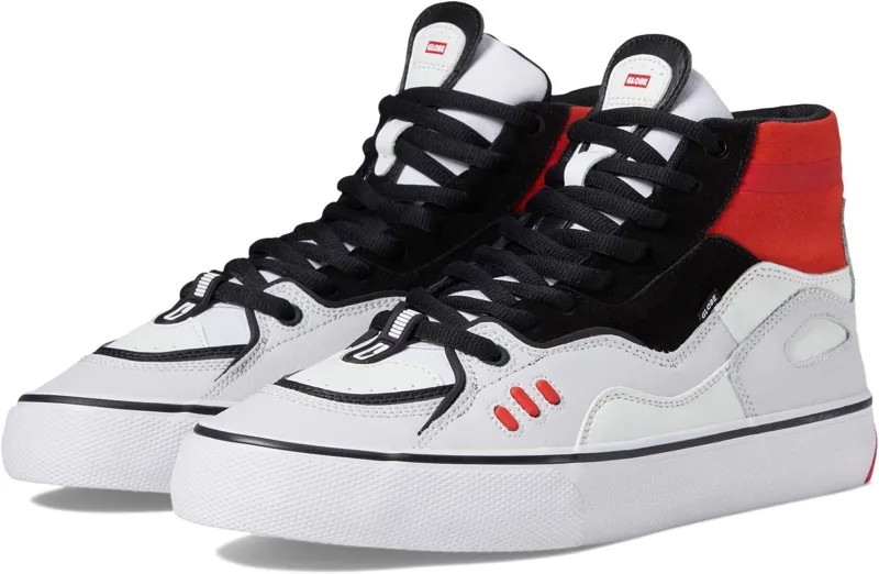 Кроссовки Dimension Globe, цвет White/Black/Red