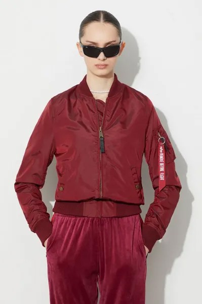 Куртка бомбер Alpha Industries, гранат