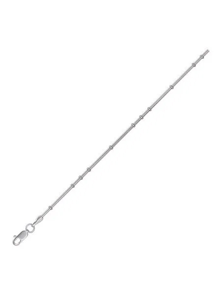 Цепочка женская TOP CRYSTAL 40665271 из серебра, 45 см