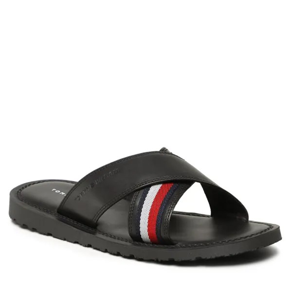 Шлепанцы Tommy Hilfiger CrissCross Sandal, черный
