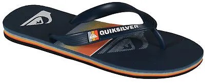 Сандалии Quiksilver Boys Molokai Art — синий/синий/оранжевый — новинка