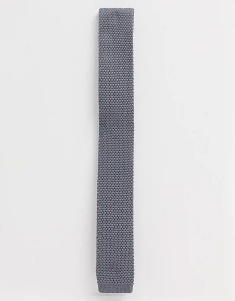 Серый галстук из переработанного полиэстера Jack & Jones