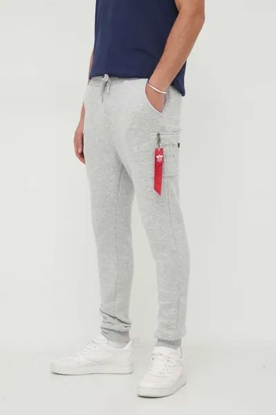 Джоггеры NASA Cargo Sweat Jogger Alpha Industries, серый