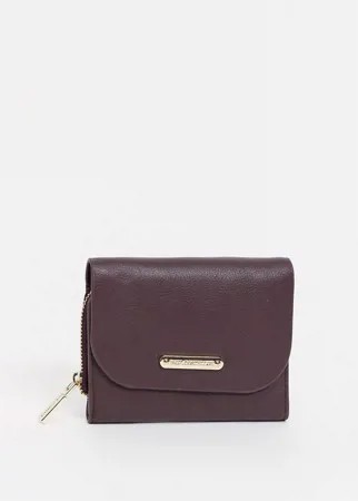 Красный кожаный кошелек с клапаном Paul Costelloe