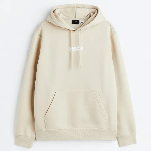 Толстовка H&M Regular Fit Naruto, светло-бежевый