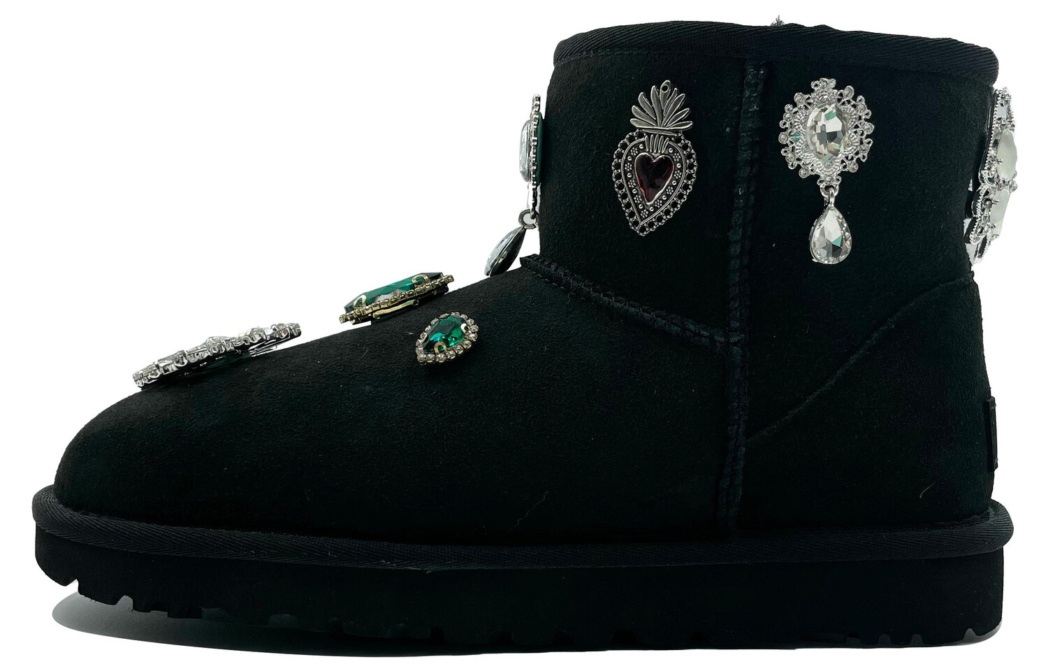 CLASSIC MINI Зимние ботинки женские черные Ugg
