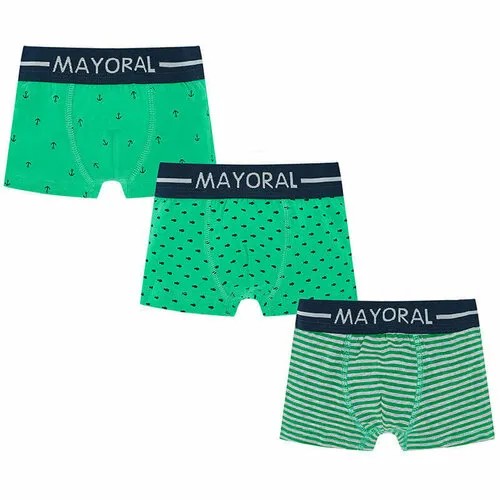 Трусы  Mayoral, 3 шт., размер 92 (2 года), зеленый